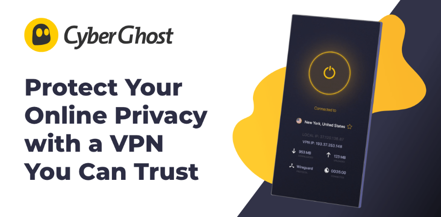 CyberGhost ir uzticams Chrome VPN
