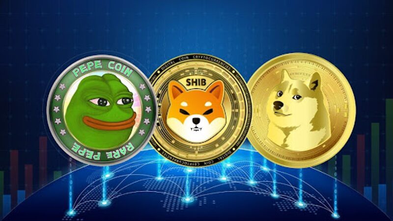 Bitcoin straujš kāpums dzirksteļo Meme monētu mānija: DOGE, PEPE & SHIB Lead!