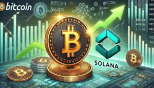 Bitcoin pārsniedz $56K, Solana izstrādā atgriešanās no pirmdienas sabrukuma