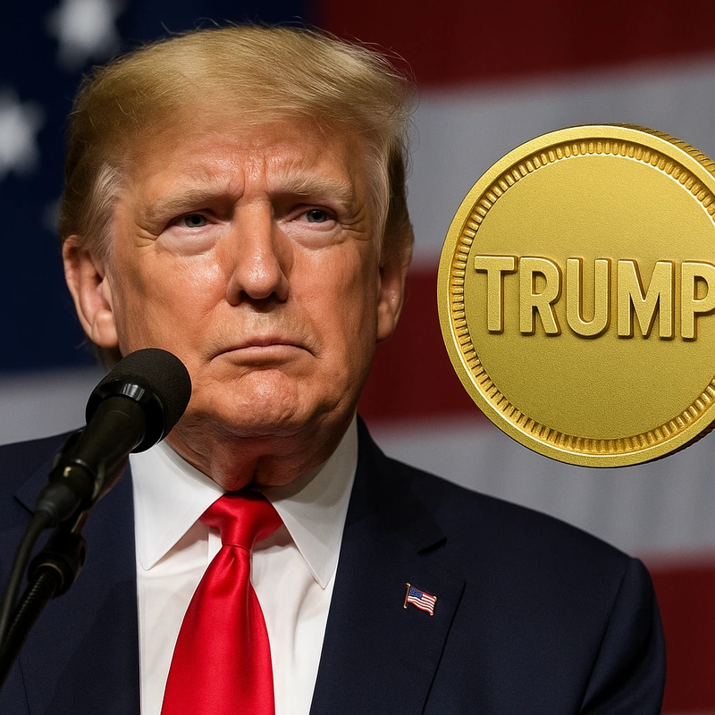 Donalds Tramps runā par peļņu no $TRUMP žetona